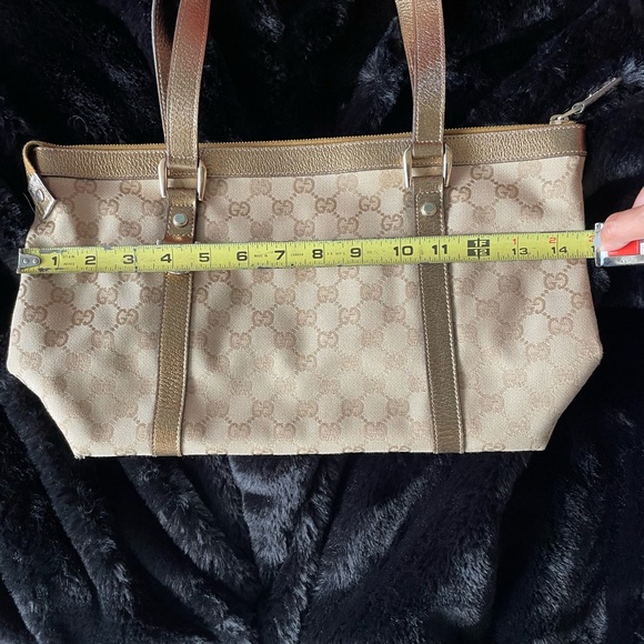 Gucci Abbey Tote Metallic Leather Hawaii Exclusive - Picture 11 of 15